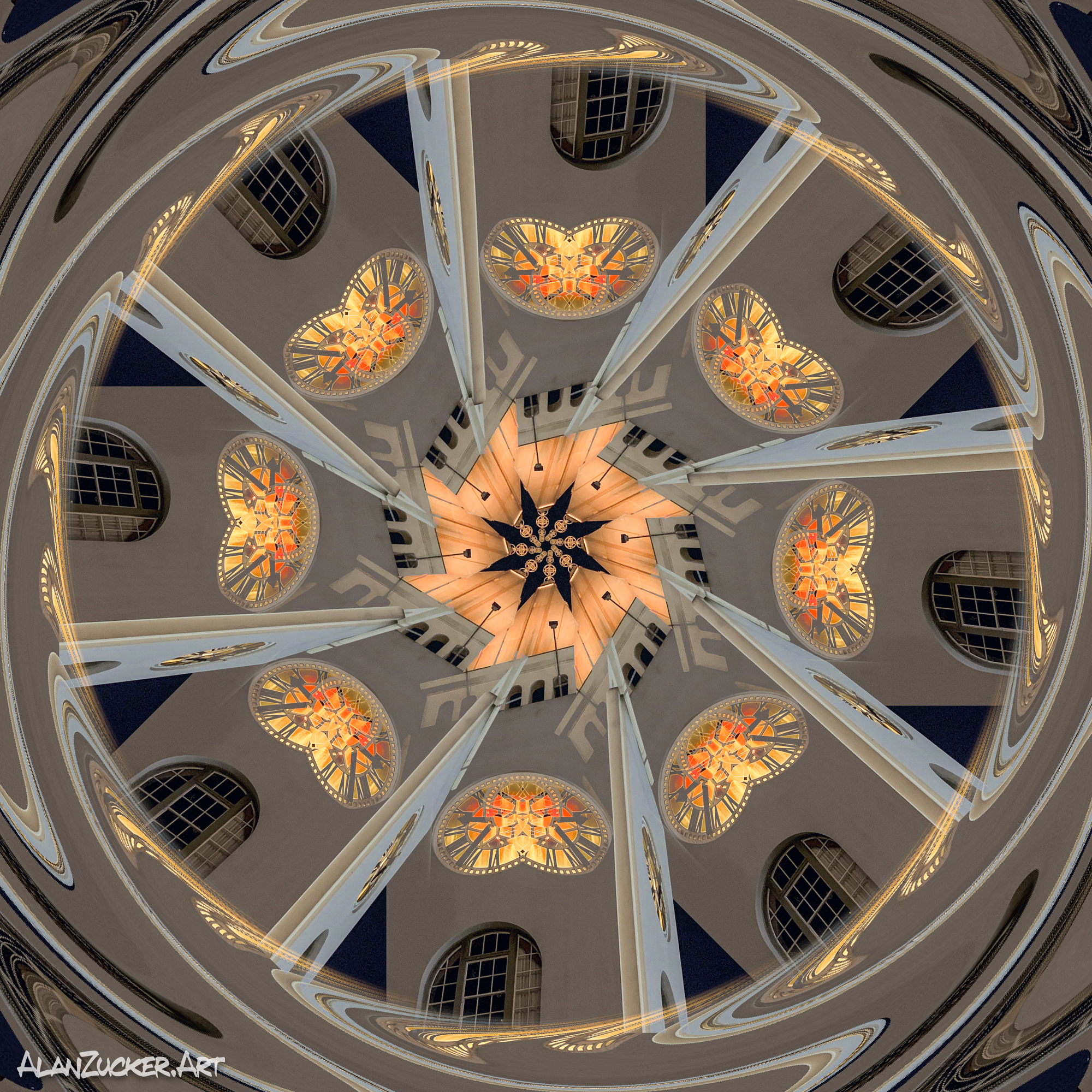 mandala of raindrops